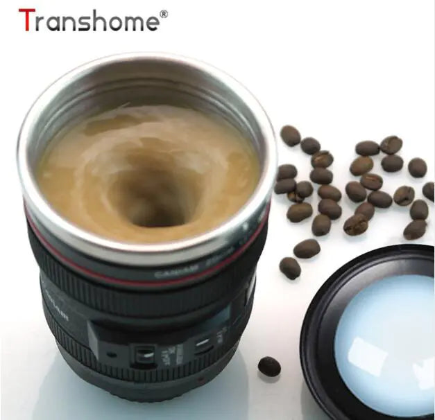 ProBlend Camera Lens Mixer Mug - Elite Stainless