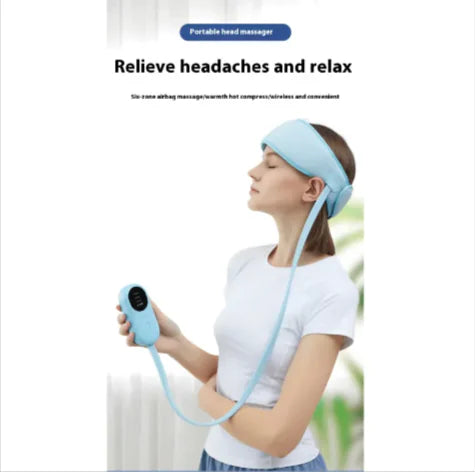 Electric Scalp Massager with Heat Therapy – Headache & Stress Relief